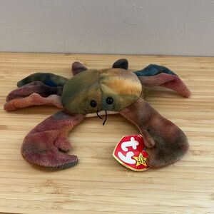 Ty Brown Plush Toy for Small Pets Crabby 1996 Rare